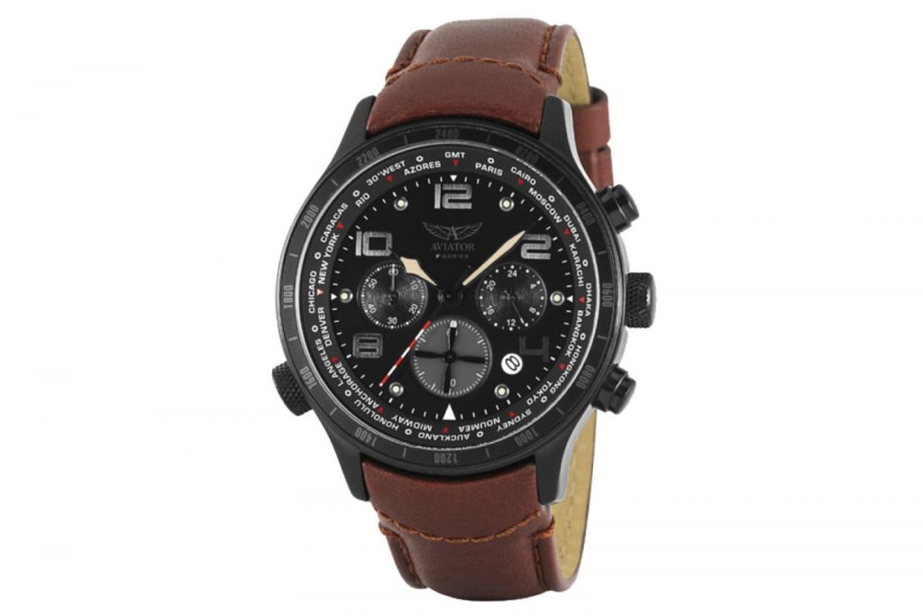 Armani horloge kopen - Aviator F Series Chronograph design bij Watch2day
