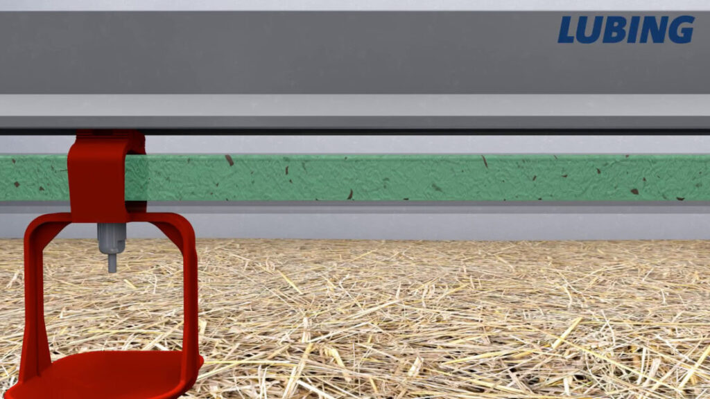 Nevelkoeling systeem voor pluimveestal met hogedruksysteem voor optimale temperatuurregulatie