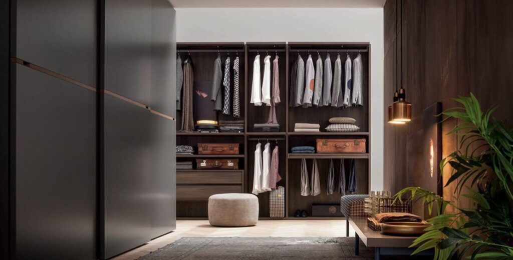 Showroom van JongWonen Kastsystemen in Breda met kasten op maat en topmerken zoals Clei, Winia en Boone