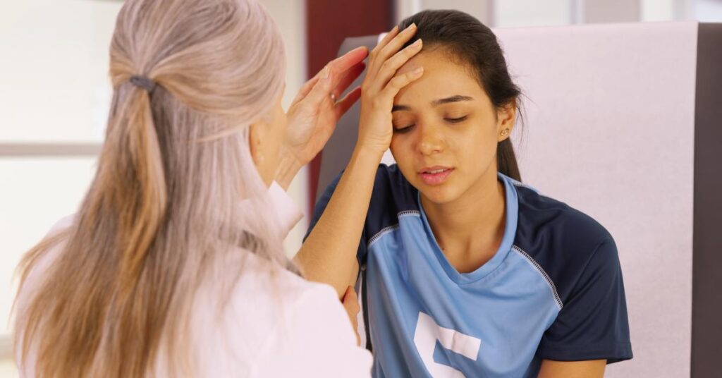 Visualisatie van effectieve therapie technieken voor verwaarloosde hersenschudding behandeling en rehabilitatie