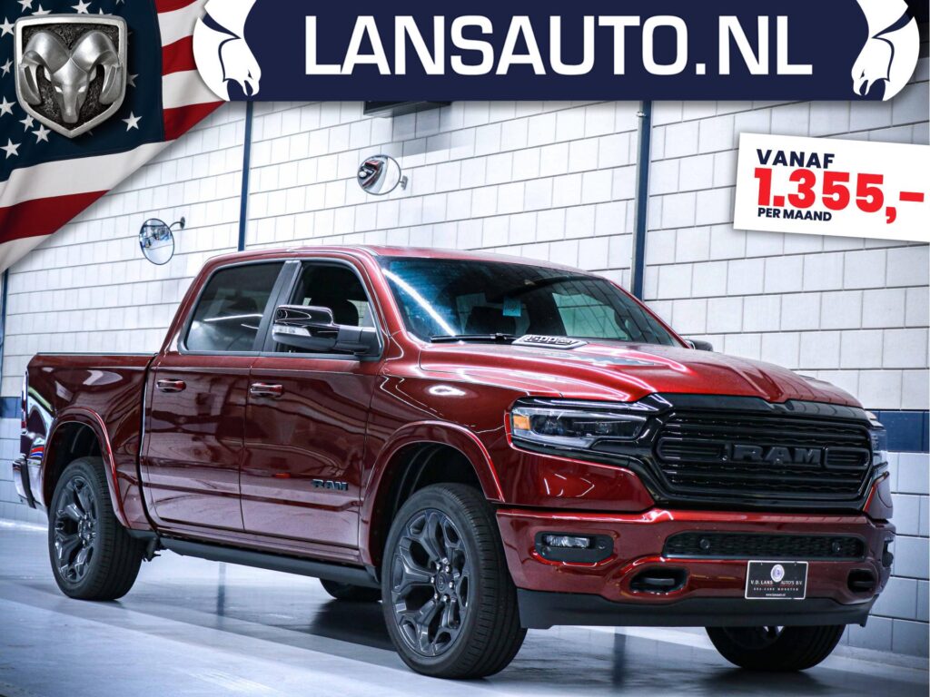 Dodge RAM pick-up truck met krachtige prestaties en luxe interieur voor leasen beschikbaar