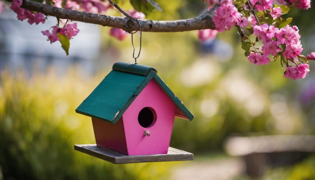 Juiste plaatsing vogelhuisje in je tuin op ideale hoogte en locatie met natuurlijke beschutting